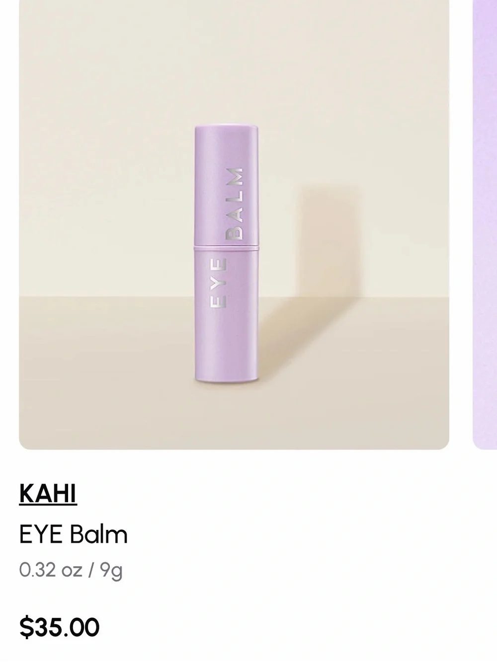 KAHI Eye Balm – 0.32 oz / 9g